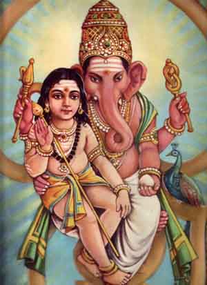 Murugan and Ganapati