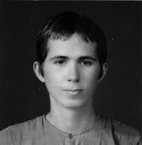 Harrigan as an upasaka at Polgasduwa, 1971