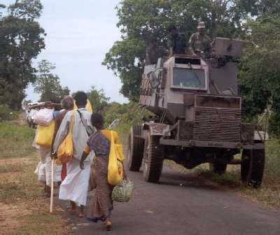 Pada Yatra and armored car