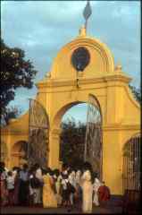 Temple gate from inside
